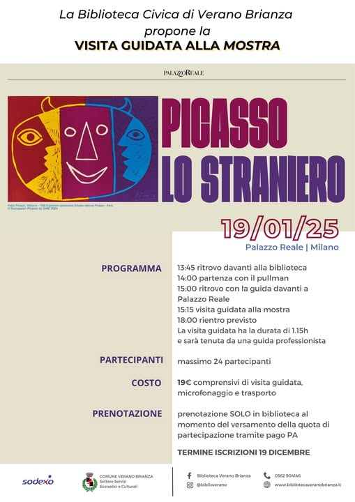VISITA GUIDATA ALLA MOSTRA “PICASSO. LO STRANIERO”