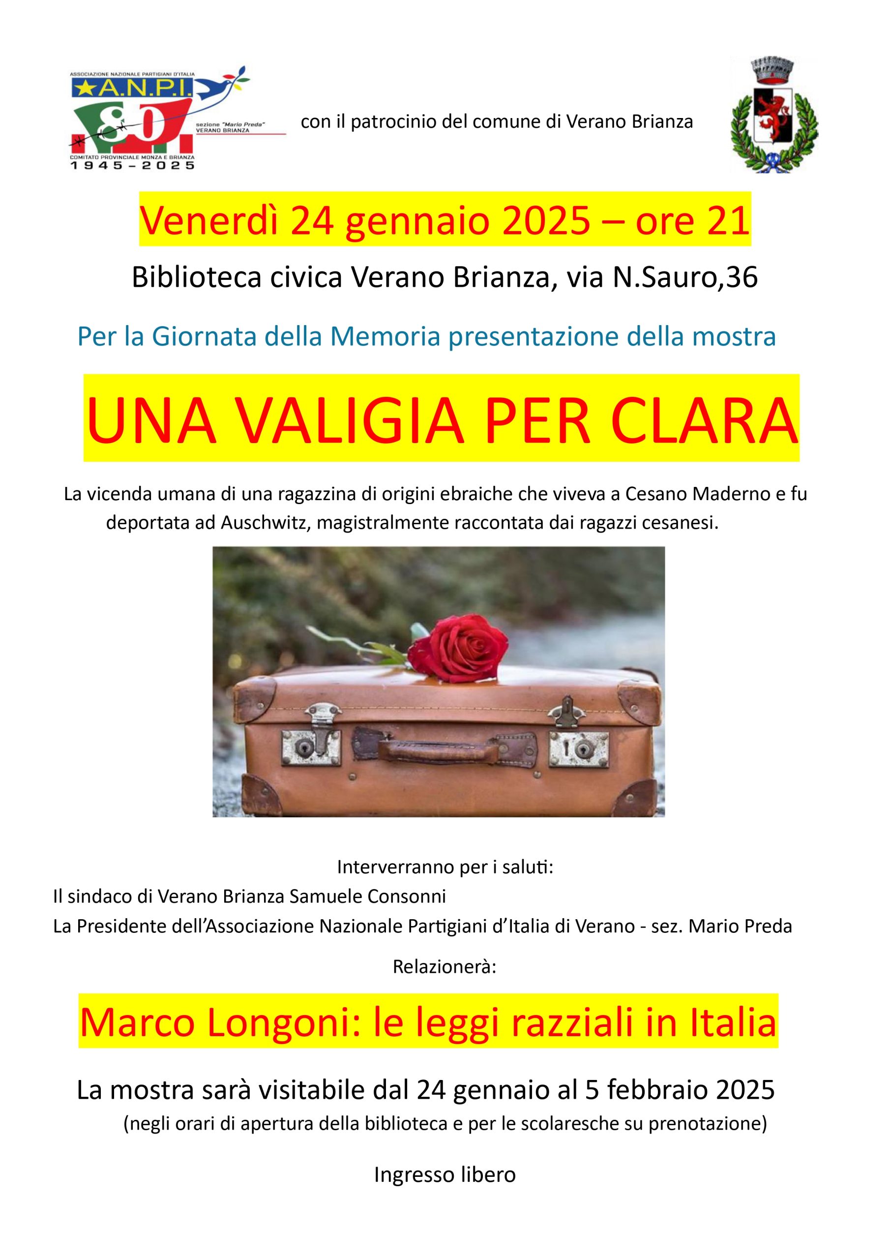 UNA VALIGIA PER CLARA