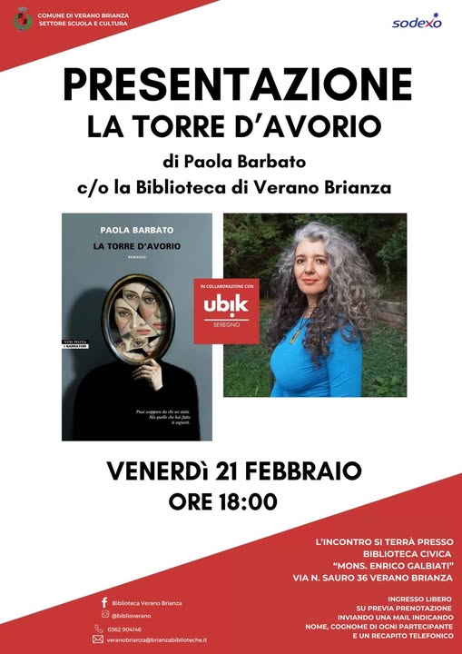 PRESENTAZIONE LA TORRE D’AVORIO DI PAOLA BARBATO