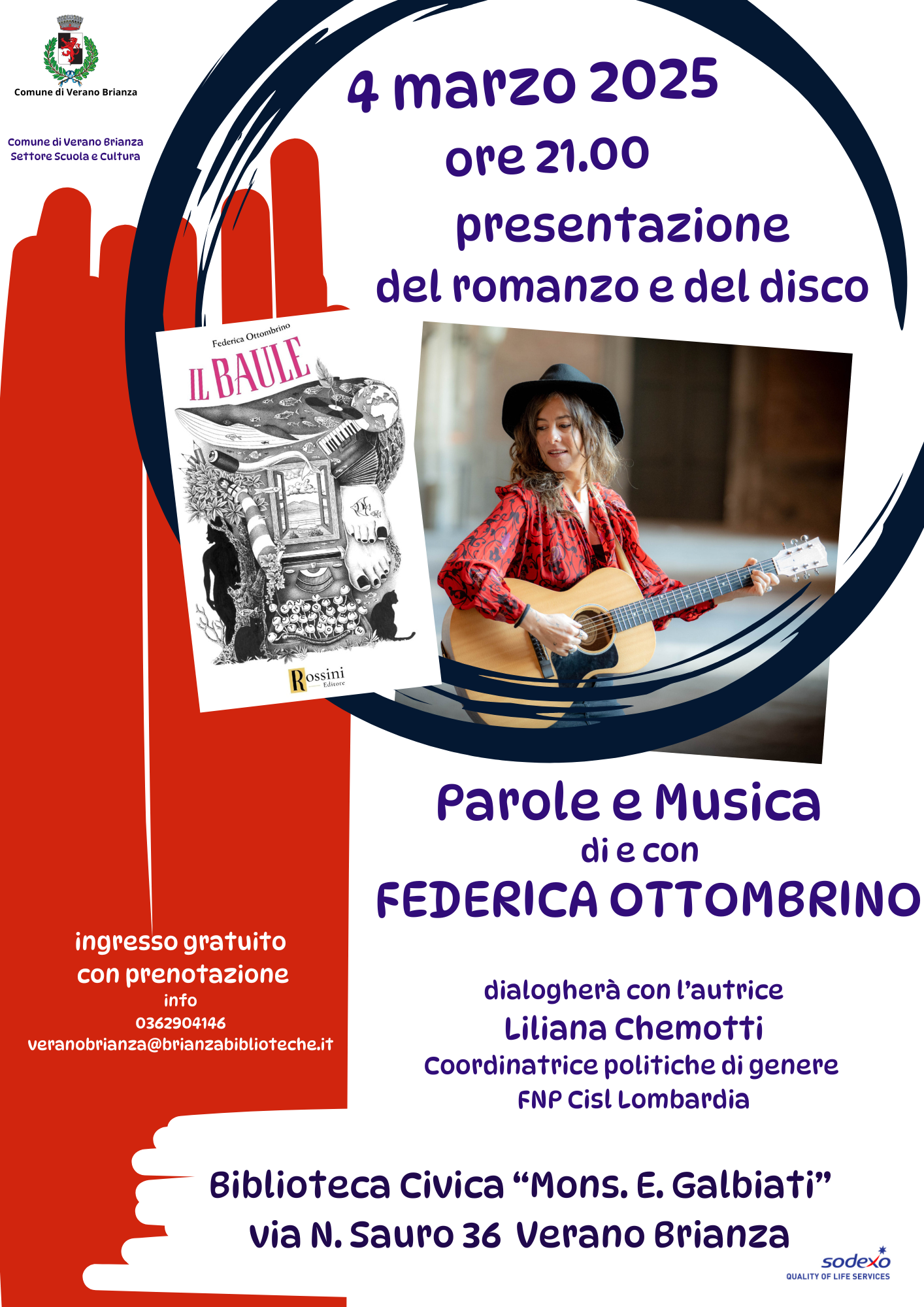 PAROLE E MUSICA di e con FEDERICA OTTOMBRINO