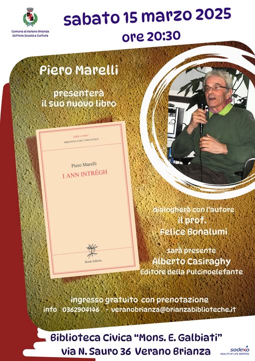 PIERO MARELLI PRESENTA “I ANN INTRÉGH”