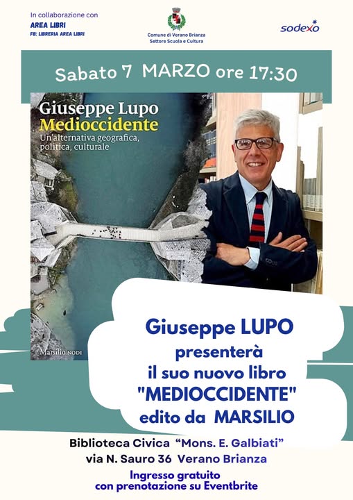 INCONTRO CON L’AUTORE GIUSEPPE LUPO PRESENTA MEDIOCCIDENTE