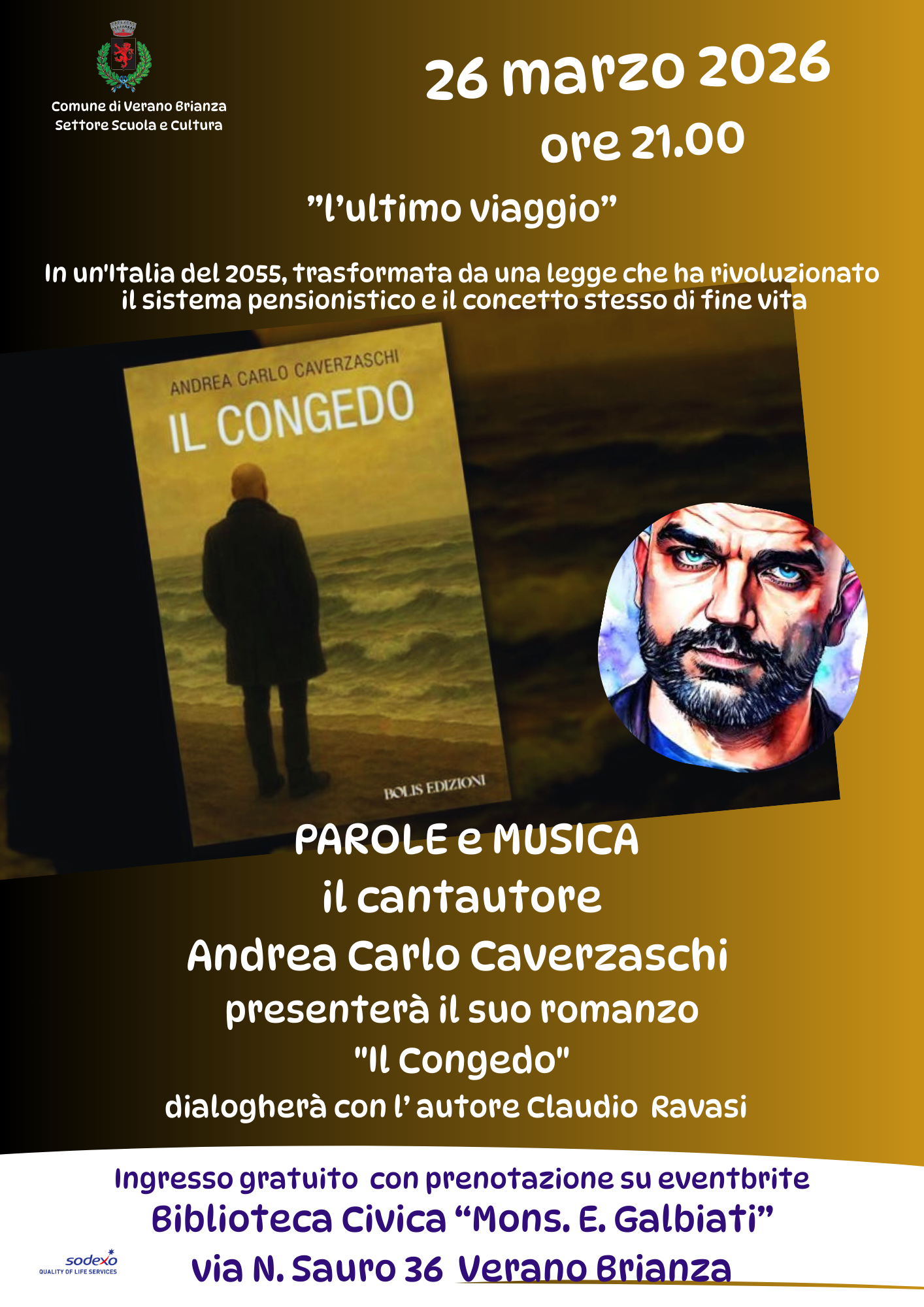IL CONGEDO DI CAVERZASCHI TRA MUSICA E LIBRI IN UN VIAGGIO VIBRANTE