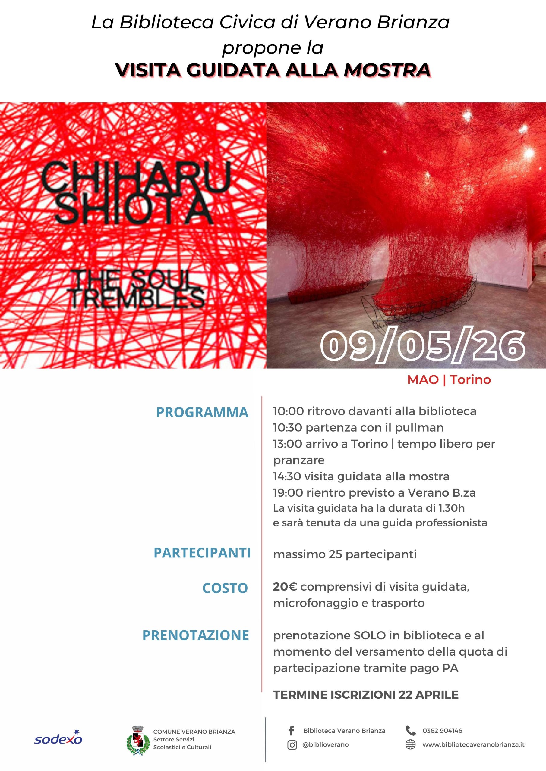 VISITA GUIDATA | THE SOUL TREMBLES – MAO (TO)