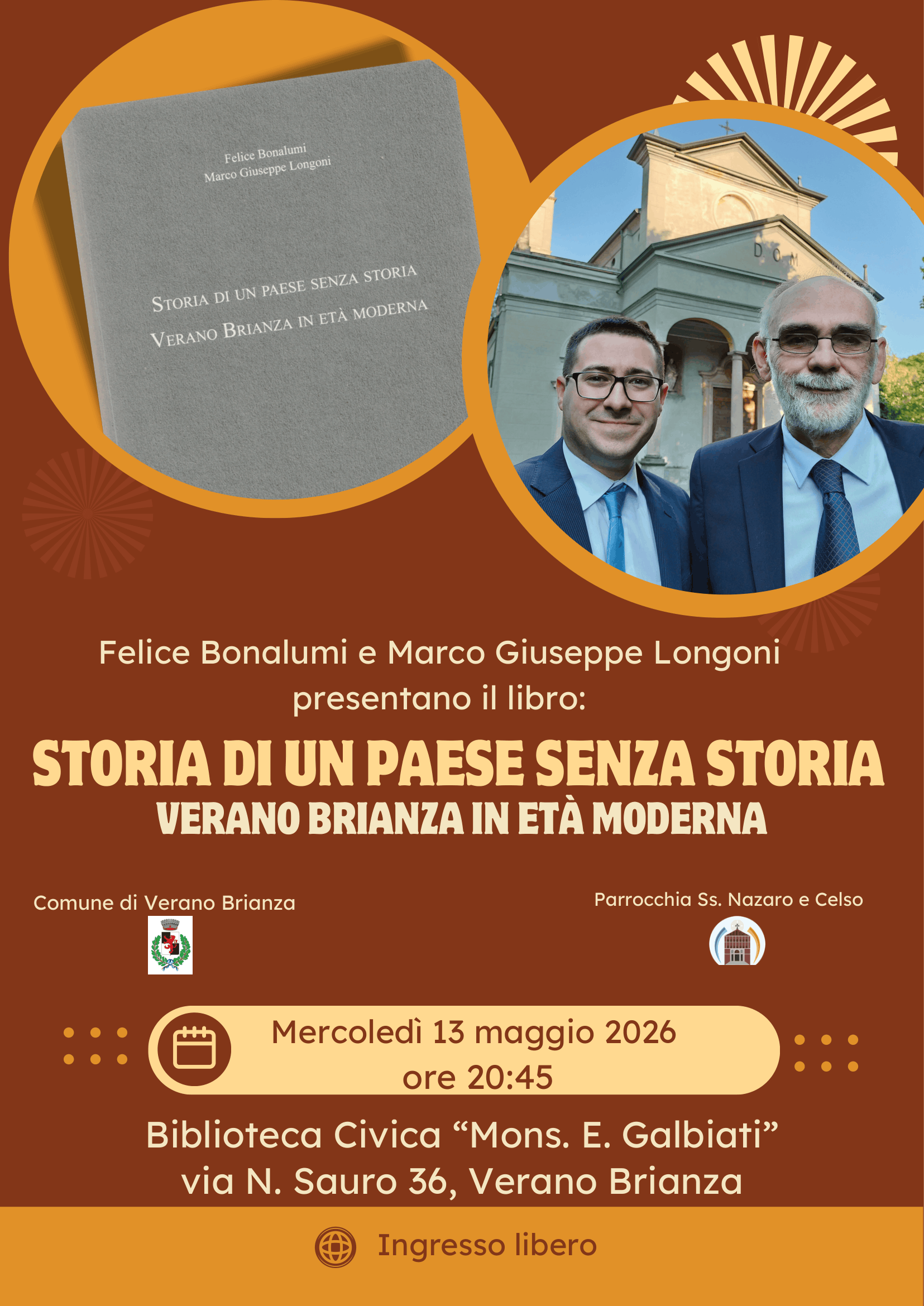 LA STORIA SILENZIOSA DI VERANO BRIANZA: DIALOGO CON BONALUMI E LONGONI