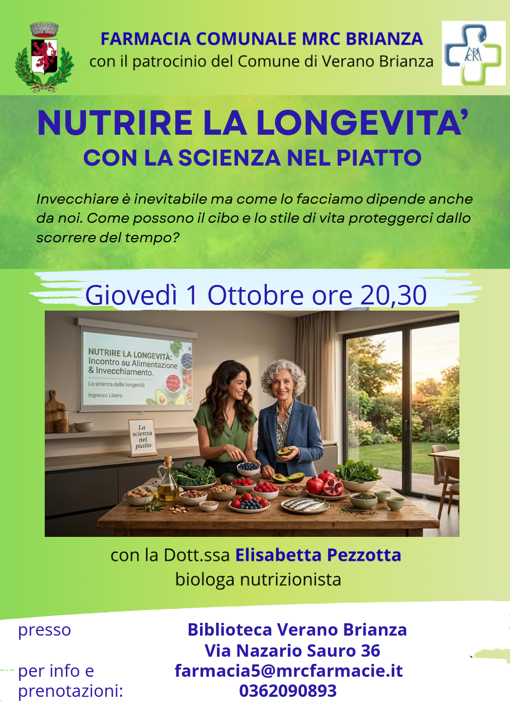 NUTRIRE LA LONGEVITÀ CON LA SCIENZA NEL PIATTO